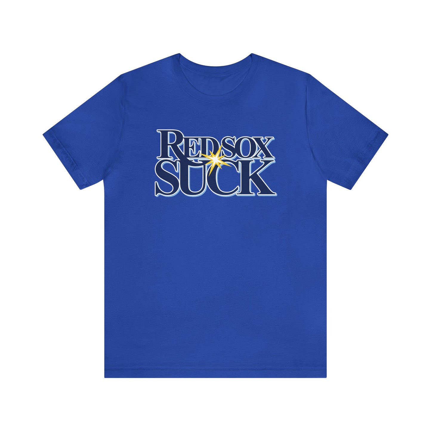 The BoSox Suck (for Tampa Rays fans) - Unisex Jersey Short Sleeve Tee