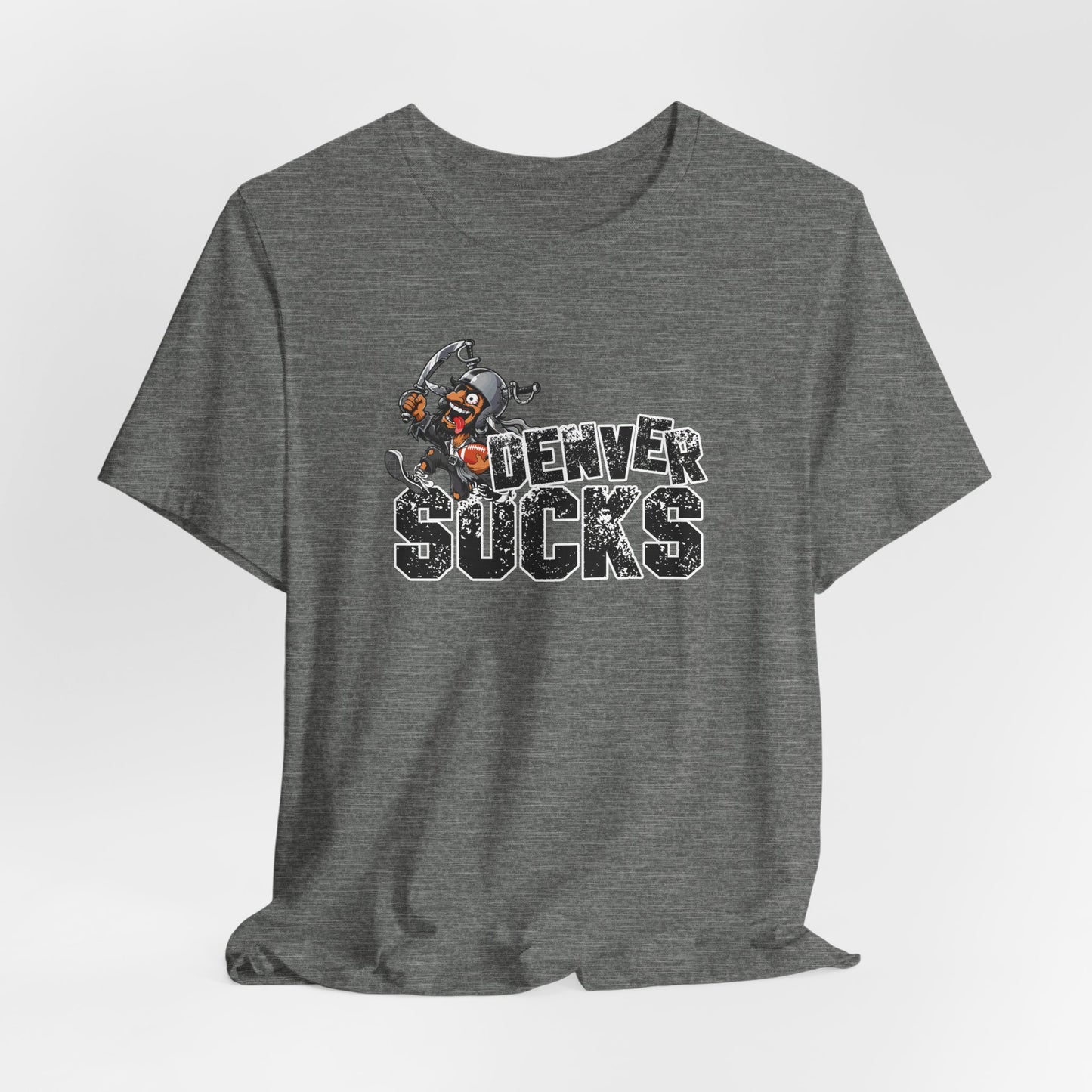Denver Sux (for Las Vegas fans) - Unisex Jersey Short Sleeve Tee