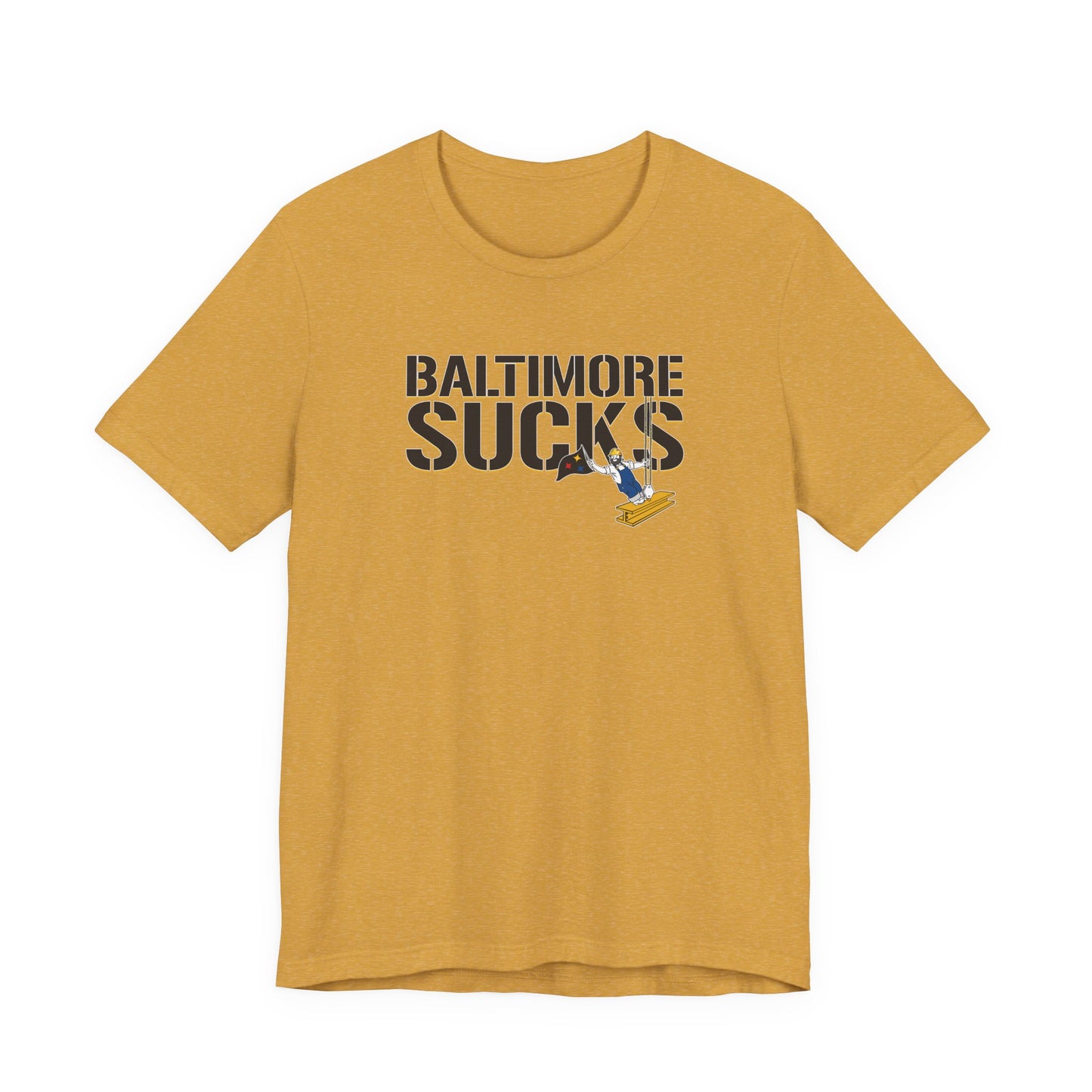 Blackbirds of Maryland (for Pittsburgh fans) - Unisex Jersey Short Sleeve Tee