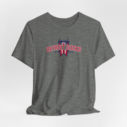 Detroit Sucks (for Columbus fans) - Unisex Jersey Short Sleeve Tee