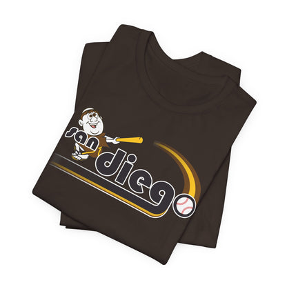 San Diego! (Padres fan art) - Unisex Jersey Short Sleeve Tee