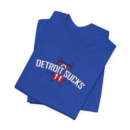 Detroit Sucks (for Columbus fans) - Unisex Jersey Short Sleeve Tee