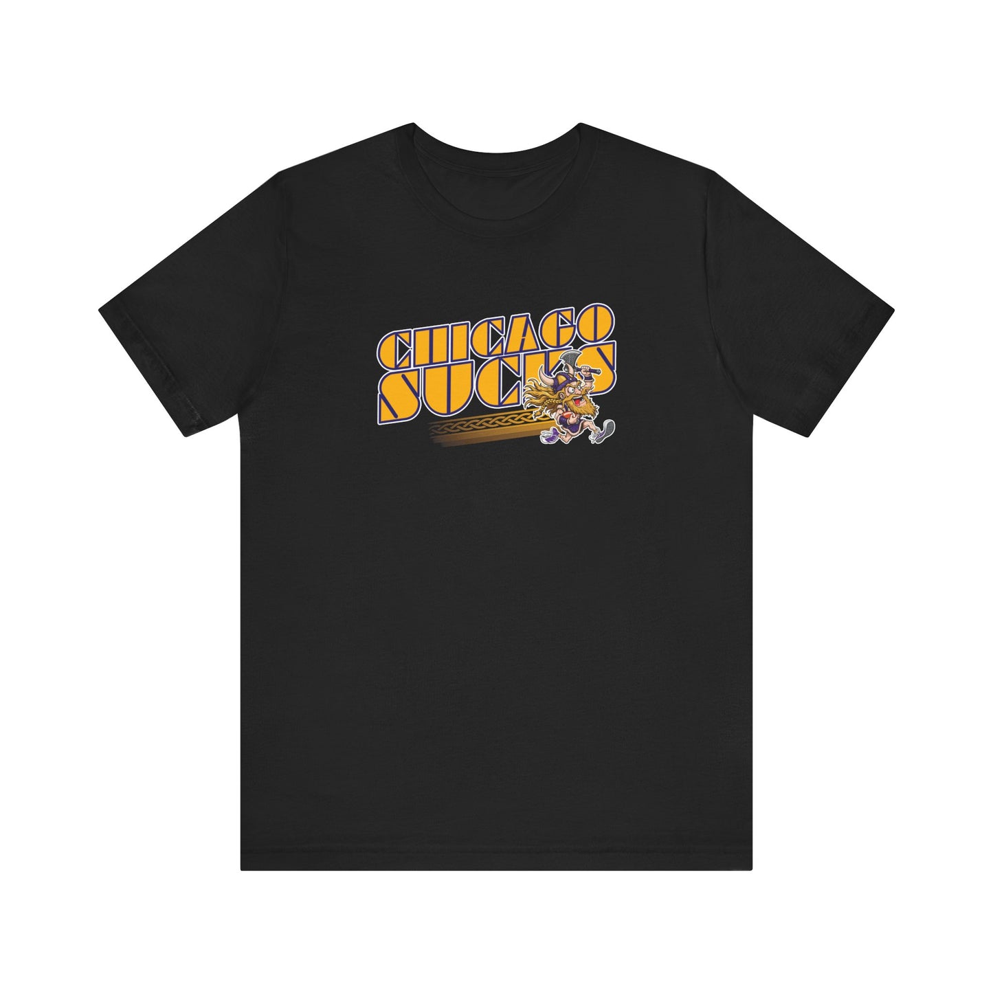 Chicago Sucks (for Minnesota Vikings fans) - Unisex Jersey Short Sleeve Tee
