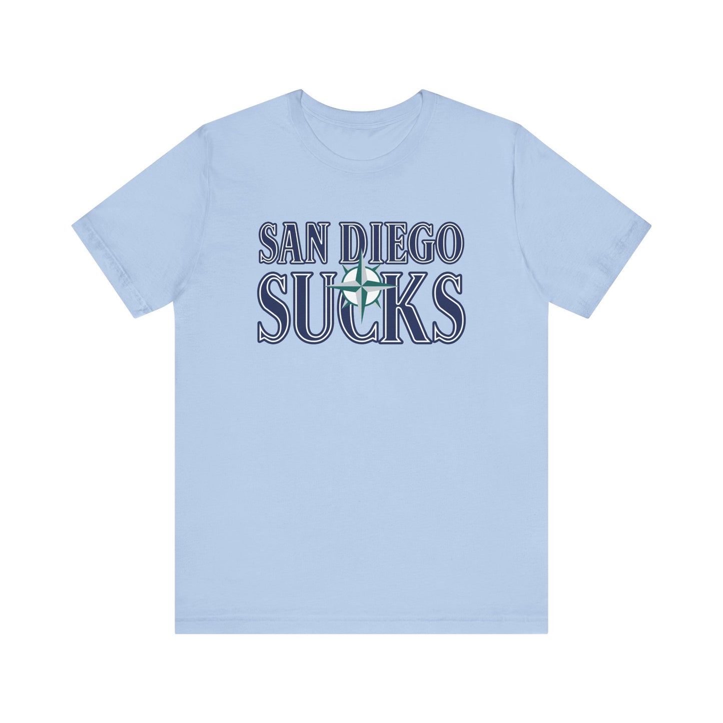 San Diego Sucks (for Seattle fans) - Unisex Jersey Short Sleeve Tee
