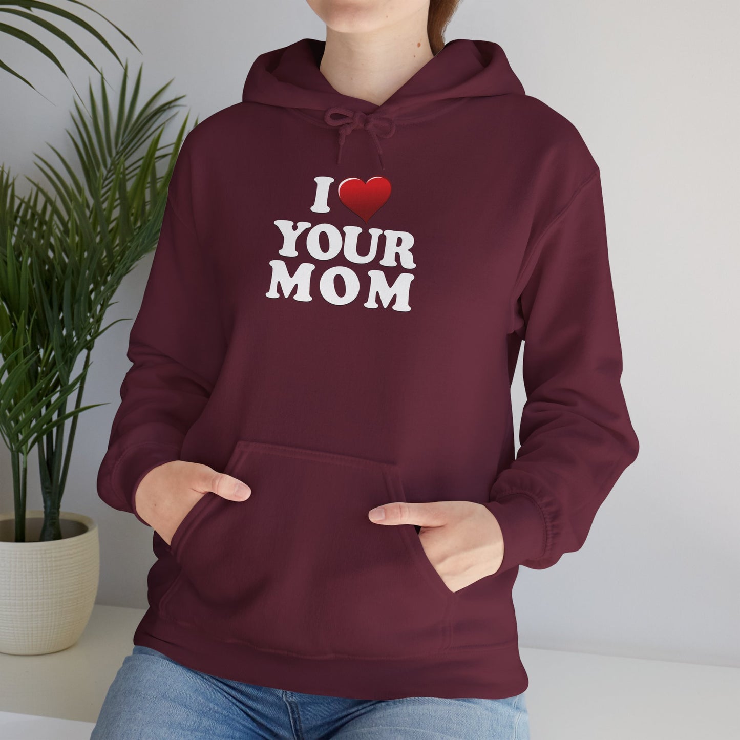 I ♥ Your Mom - Unisex Heavy Blend™ Hooded Sweatshirt