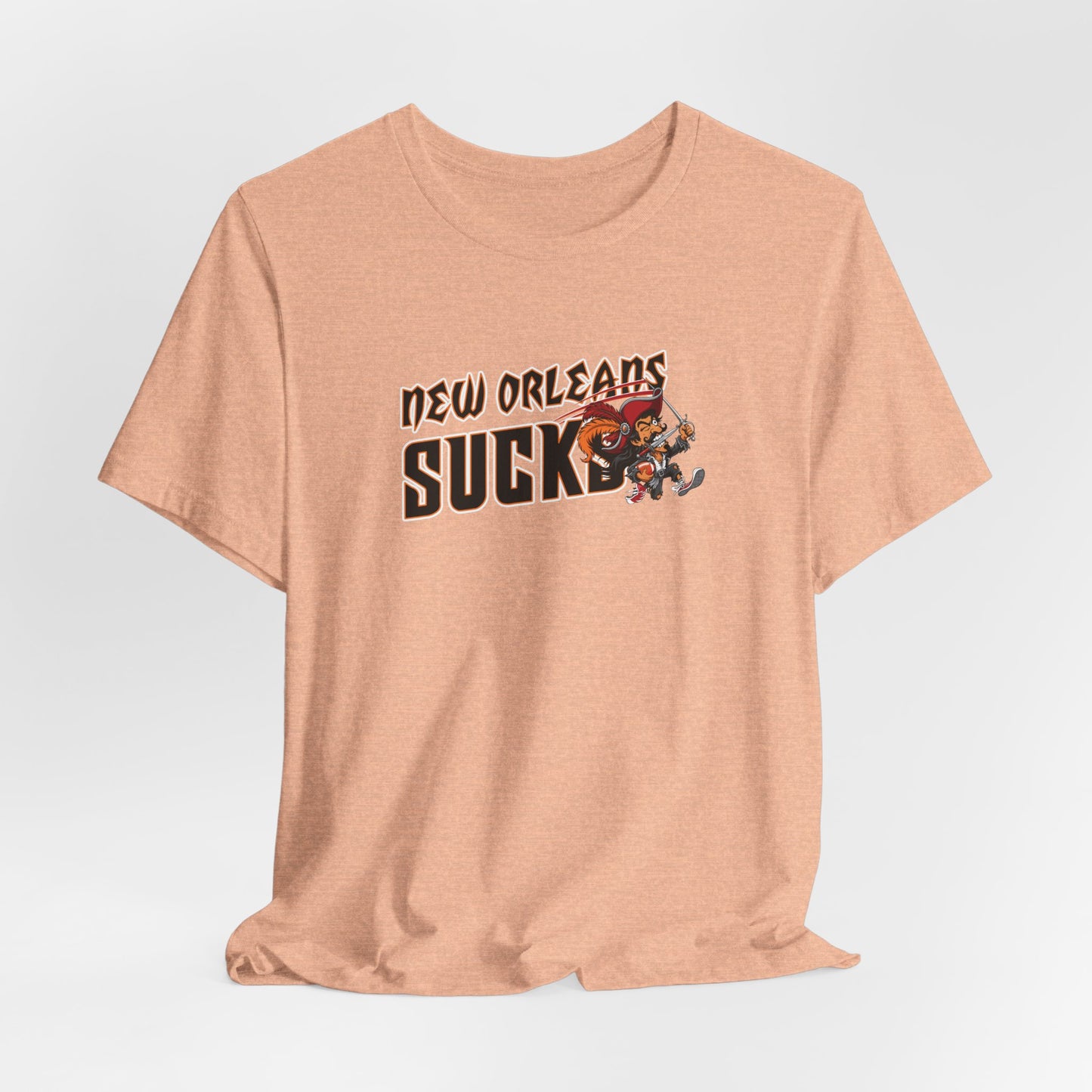 New Orleans Sucks (for Tampa Bay fans) - Unisex Jersey Short Sleeve Tee