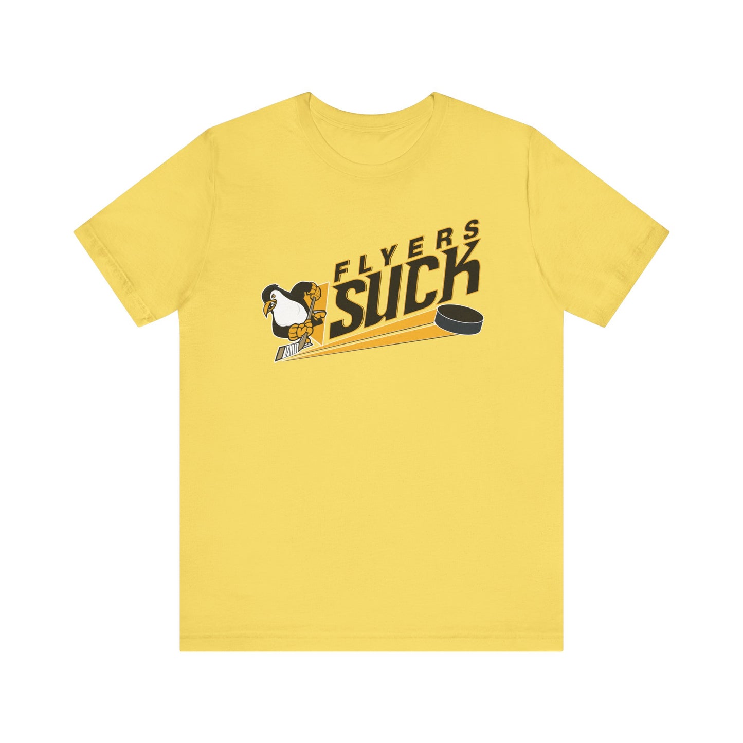 Flyers Suck (for Pittsburgh Penguins fans) - Unisex Jersey Short Sleeve Tee