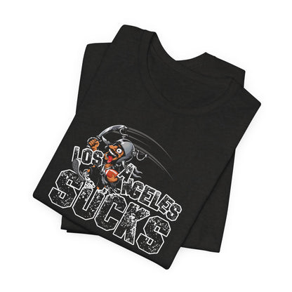 L.A. sux (for Las Vegas fans) - Unisex Jersey Short Sleeve Tee