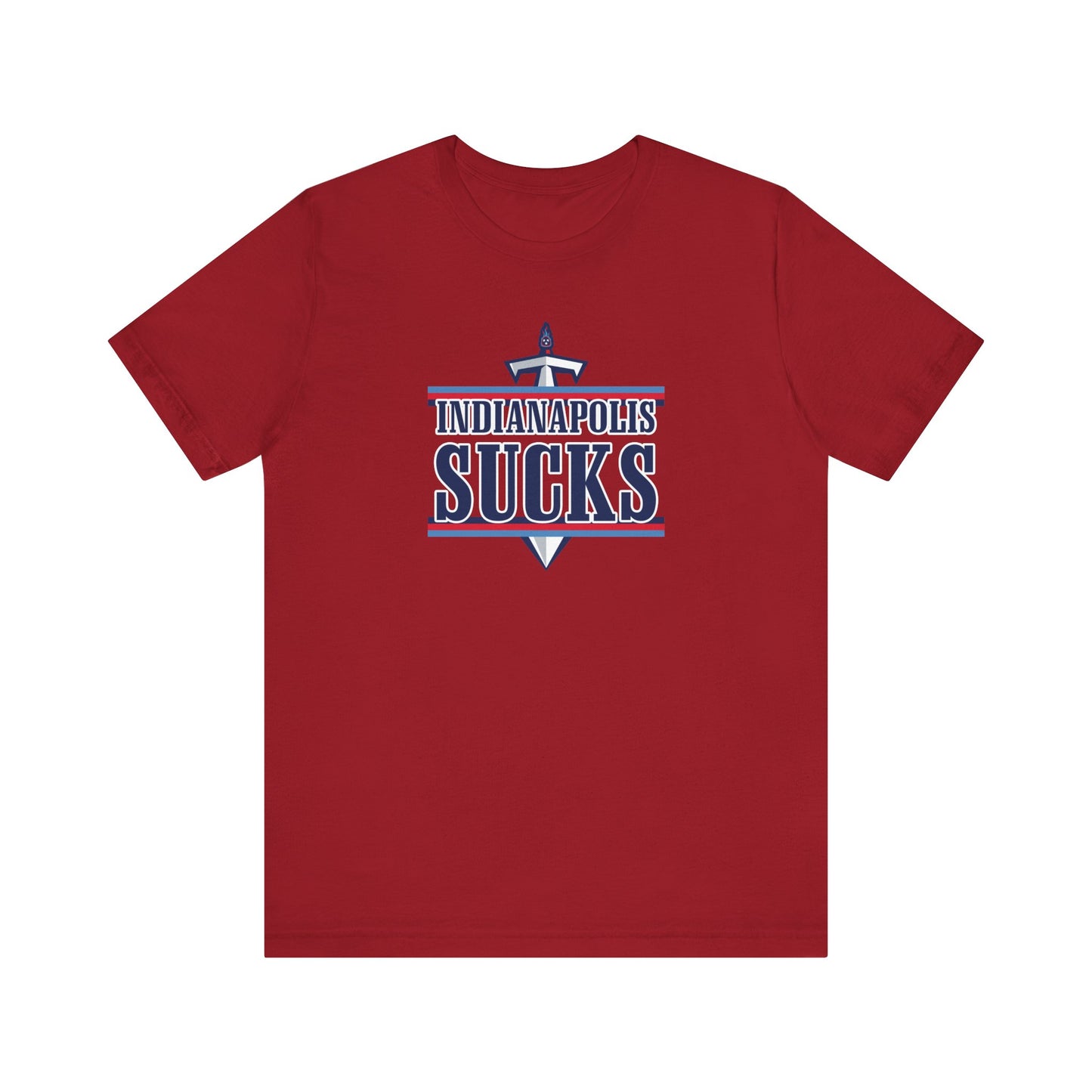 Indianapolis Suck (for Tennessee fans) - Unisex Jersey Short Sleeve Tee
