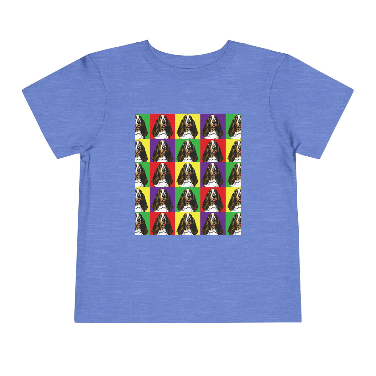 Basset Hound Pop Art - Toddler Tee