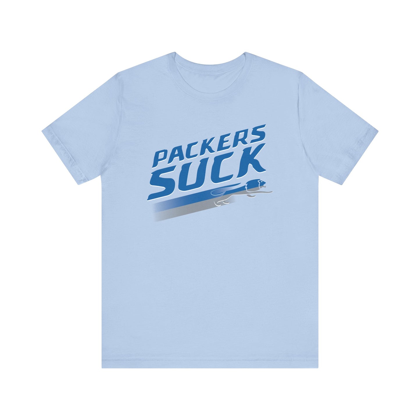 Packers Suck (for Detroit fans) - Unisex Jersey Short Sleeve Tee