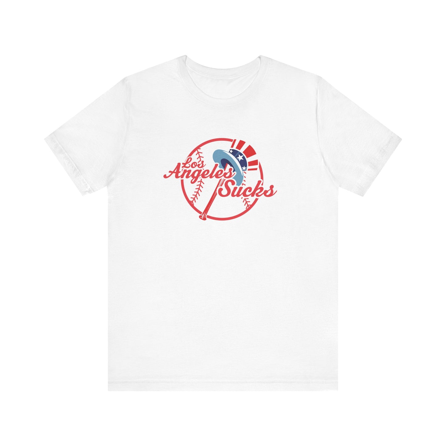 Los Angeles Sucks (for NYC fans) - Unisex Jersey Short Sleeve Tee