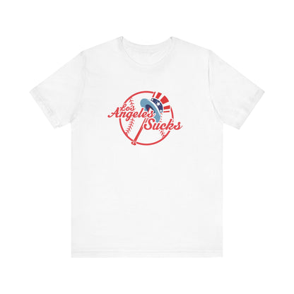Los Angeles Sucks (for NYC fans) - Unisex Jersey Short Sleeve Tee