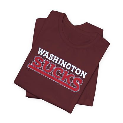 DC Sucks (for New York fans) - Unisex Jersey Short Sleeve Tee