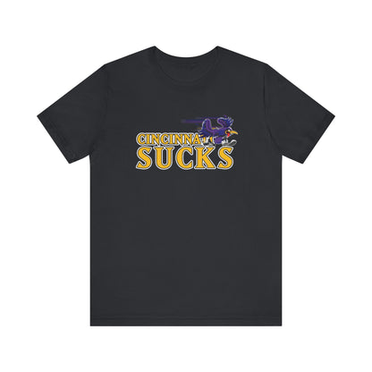 Cincinnati Sucks (for Baltimore fans) - Unisex Jersey Short Sleeve Tee