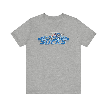 Minnesota Sux (for Detroit fans) - Unisex Jersey Short Sleeve Tee