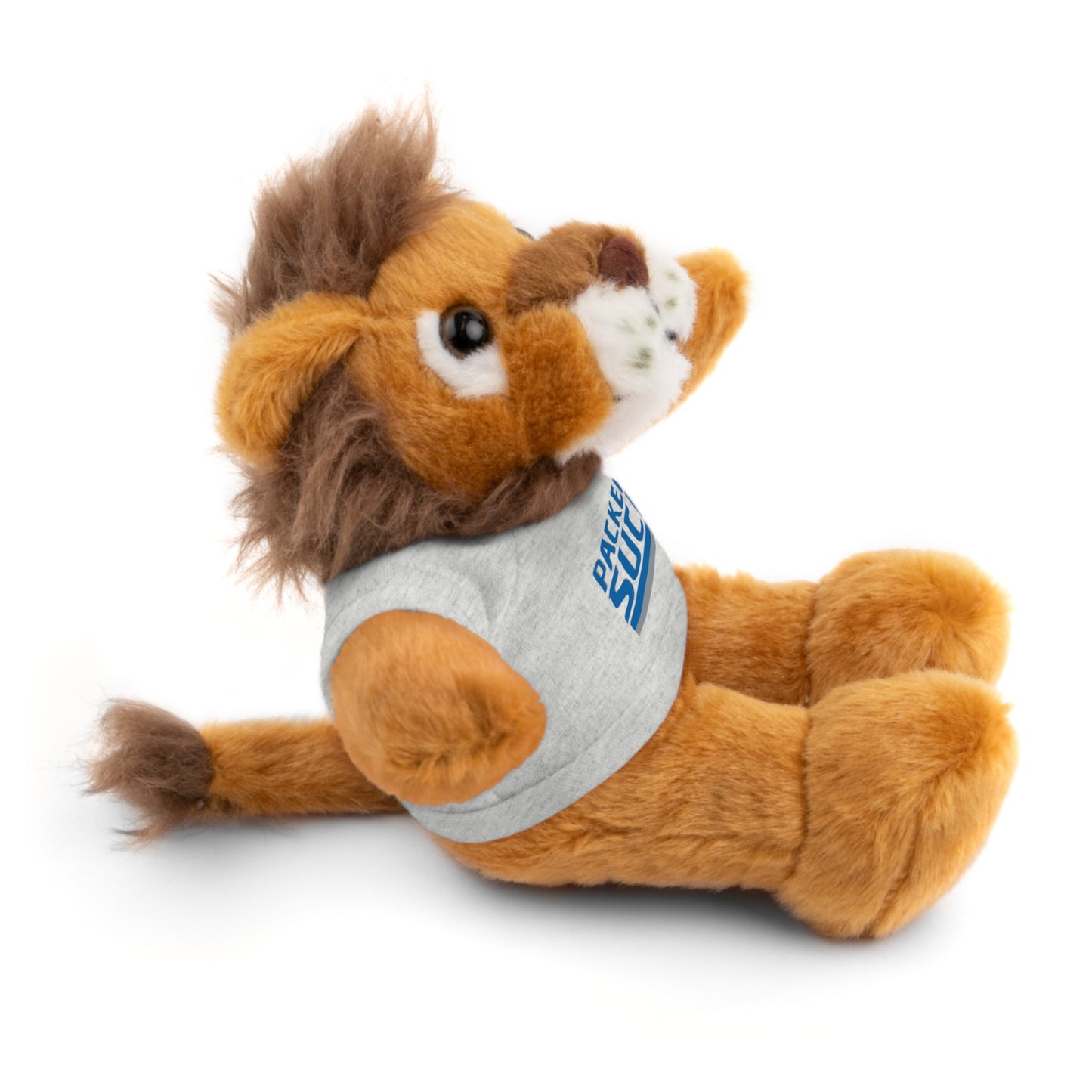 Packers Suck (for Detroit Lions fans) - Stuffed Lion with Tee