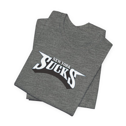 New Yorks Sux (for Philadelphia fans) - Unisex Jersey Short Sleeve Tee