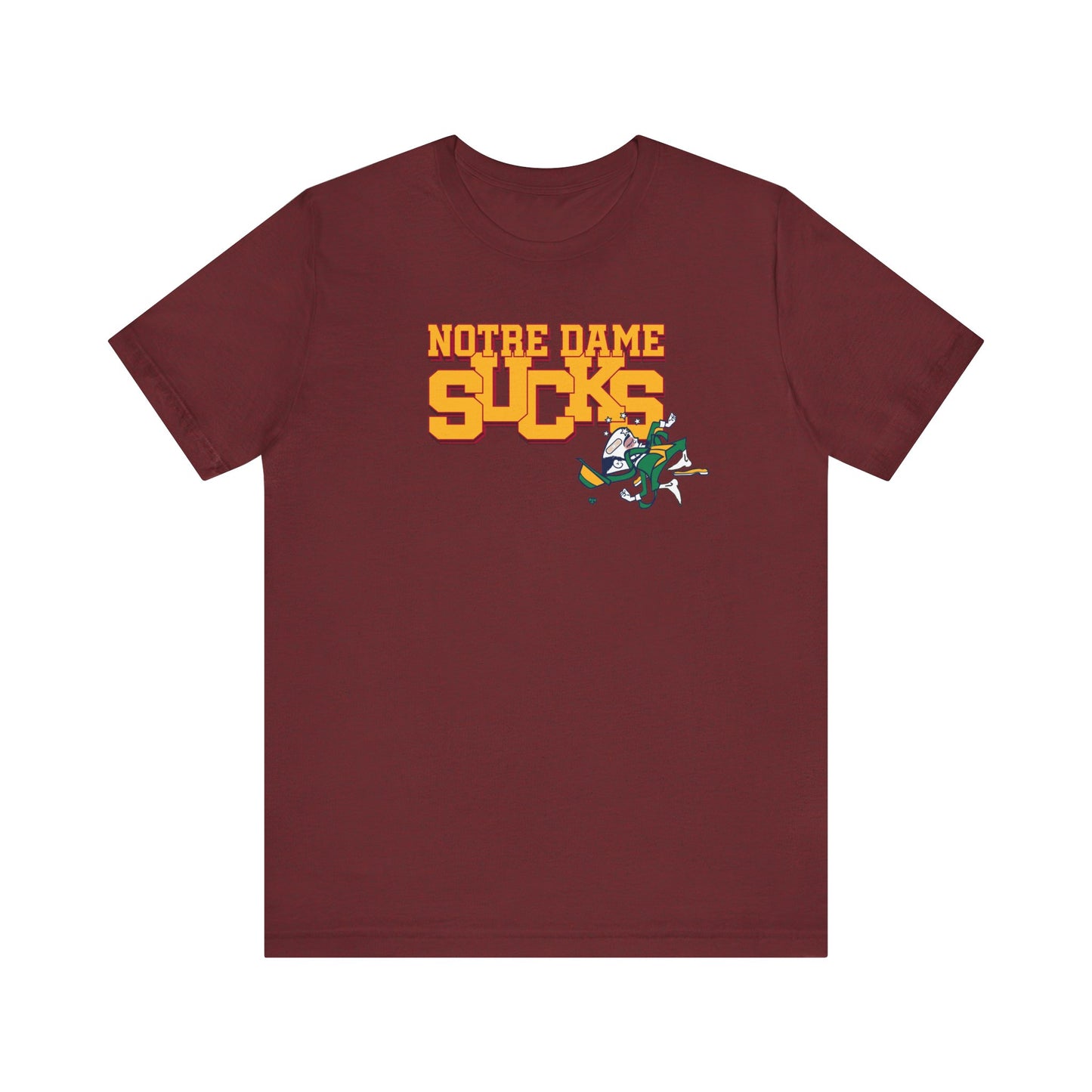 That Notre Leprechaun Team Sucks - Unisex Jersey Short Sleeve Tee