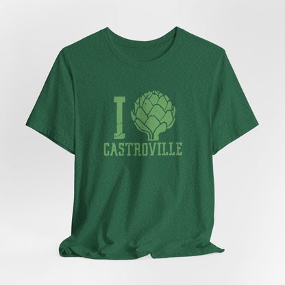 I Heartichoke Castroville (front only) - Unisex Jersey Short Sleeve Tee