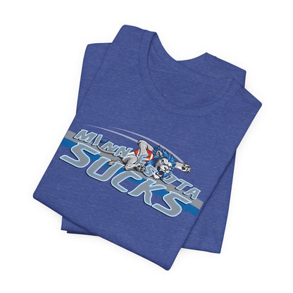 Minnesota Sux (for Detroit fans) - Unisex Jersey Short Sleeve Tee