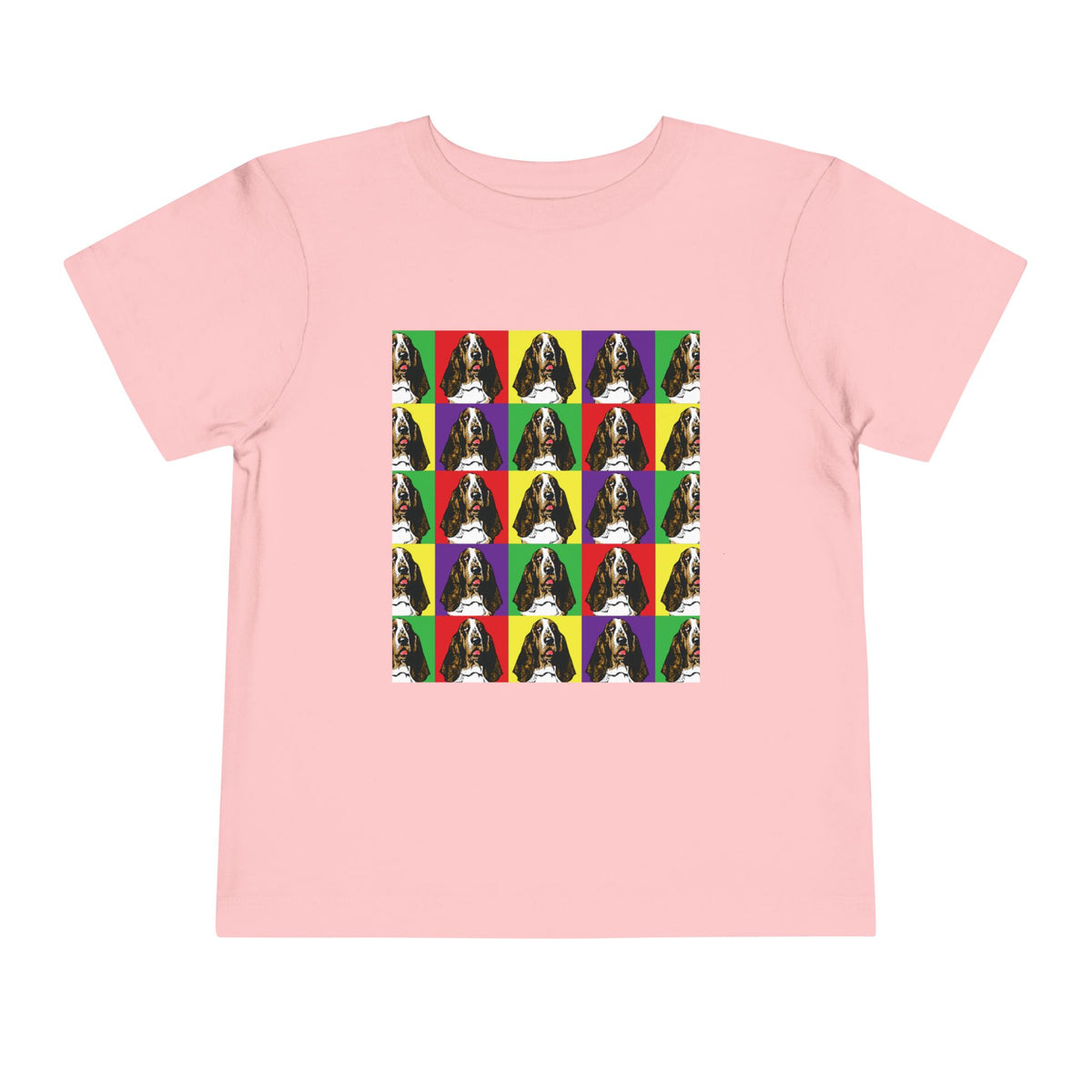 Basset Hound Pop Art - Toddler Tee
