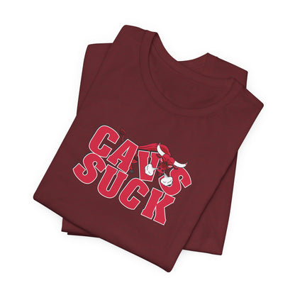 Calves Suck (for Bulls fans) - Unisex Jersey Short Sleeve Tee