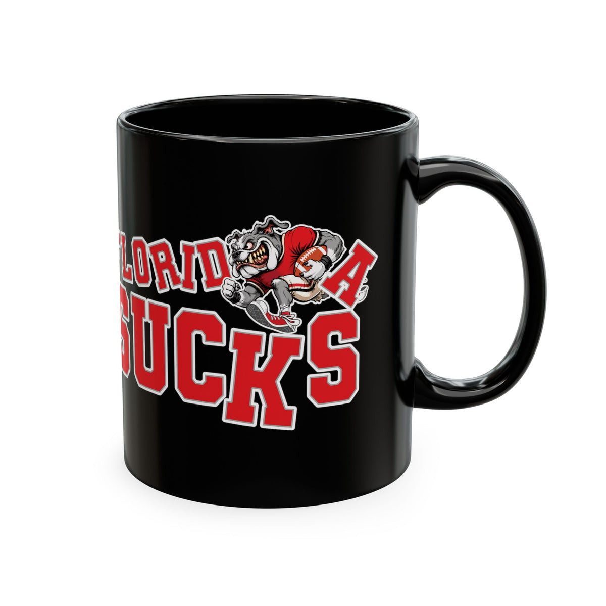 Florida Sucks (for peach eatin' Georgia fans) -  Red or Black Ceramic Coffee Mug
