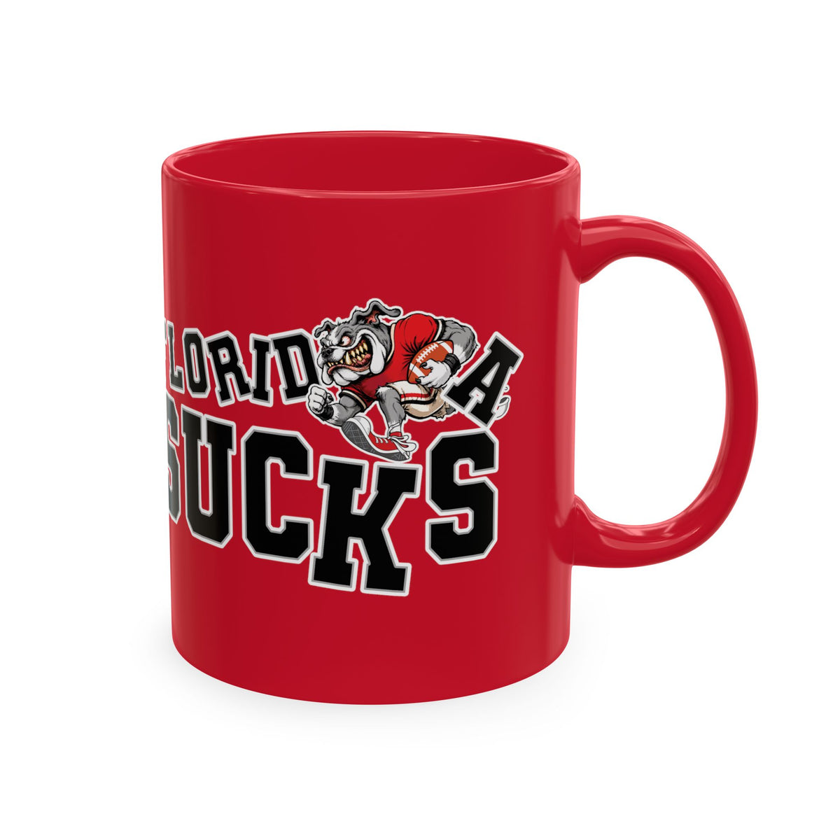 Florida Sucks (for peach eatin' Georgia fans) -  Red or Black Ceramic Coffee Mug