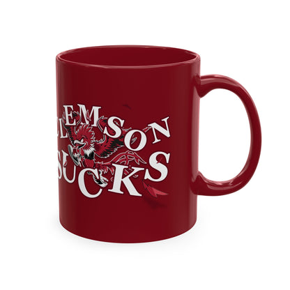 Clemson Sucks (for Columbia, South Carolina fans) Ceramic Rivalry Coffee Mug