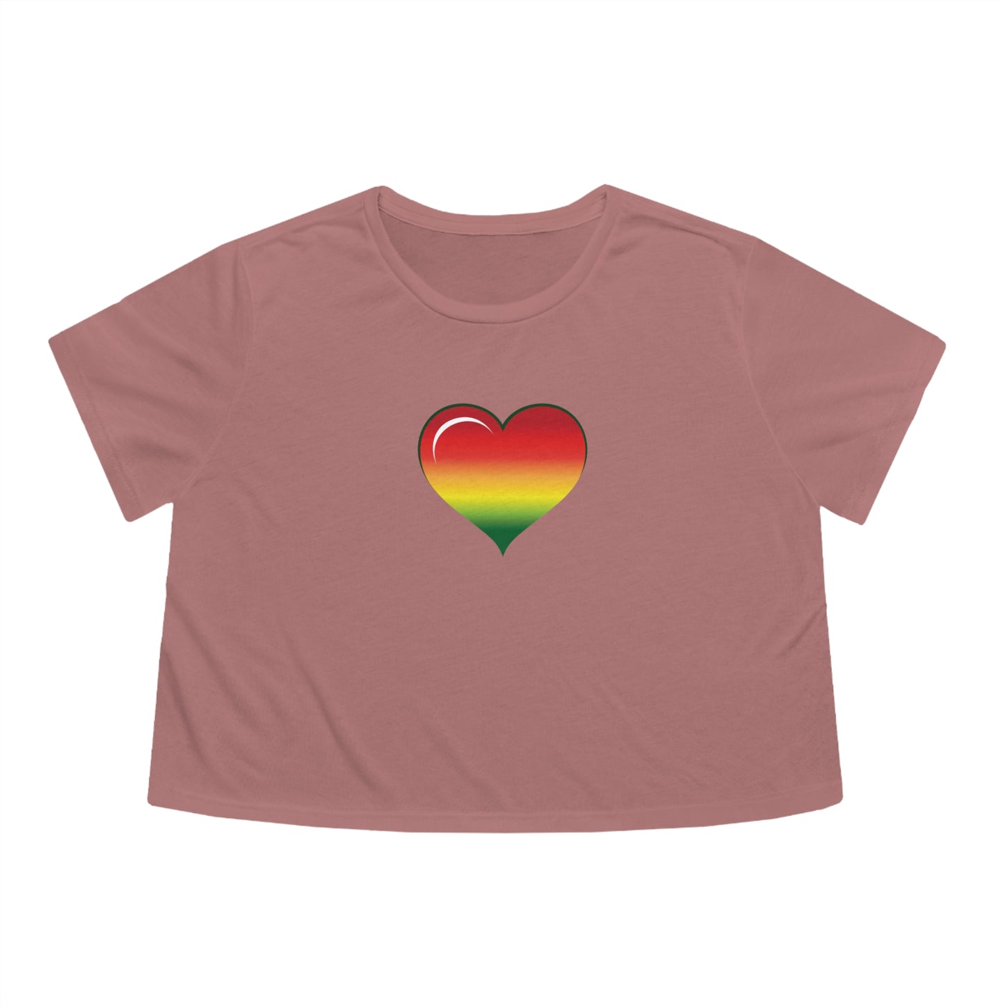 Lifted Love - Women's Flowy Cropped Tee