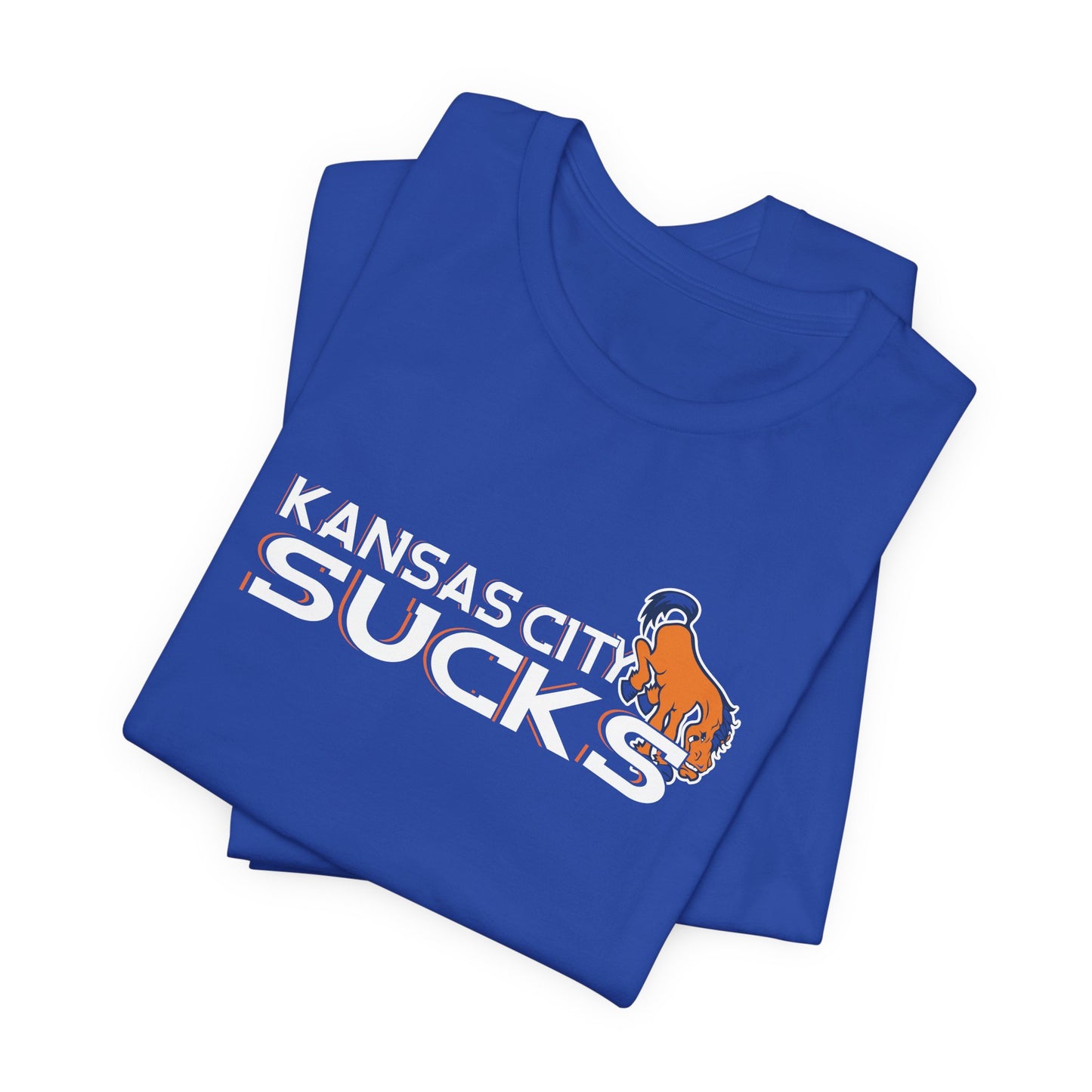 I Hate Kansas City (for Denver fans) - Unisex Jersey Short Sleeve Tee