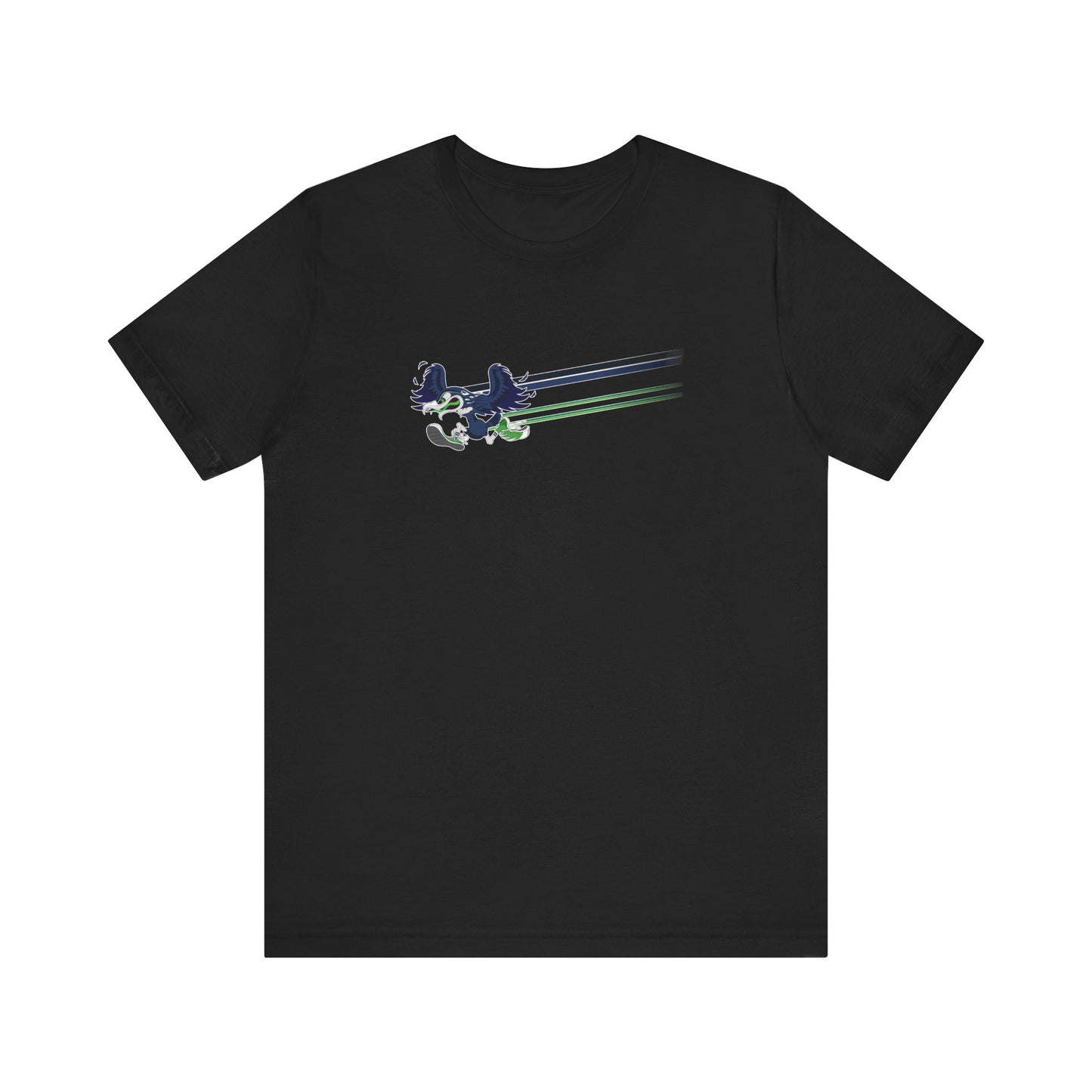 Gas Pump Seahawk Swooshing (for Seattle fans) - Unisex Jersey Short Sleeve Tee