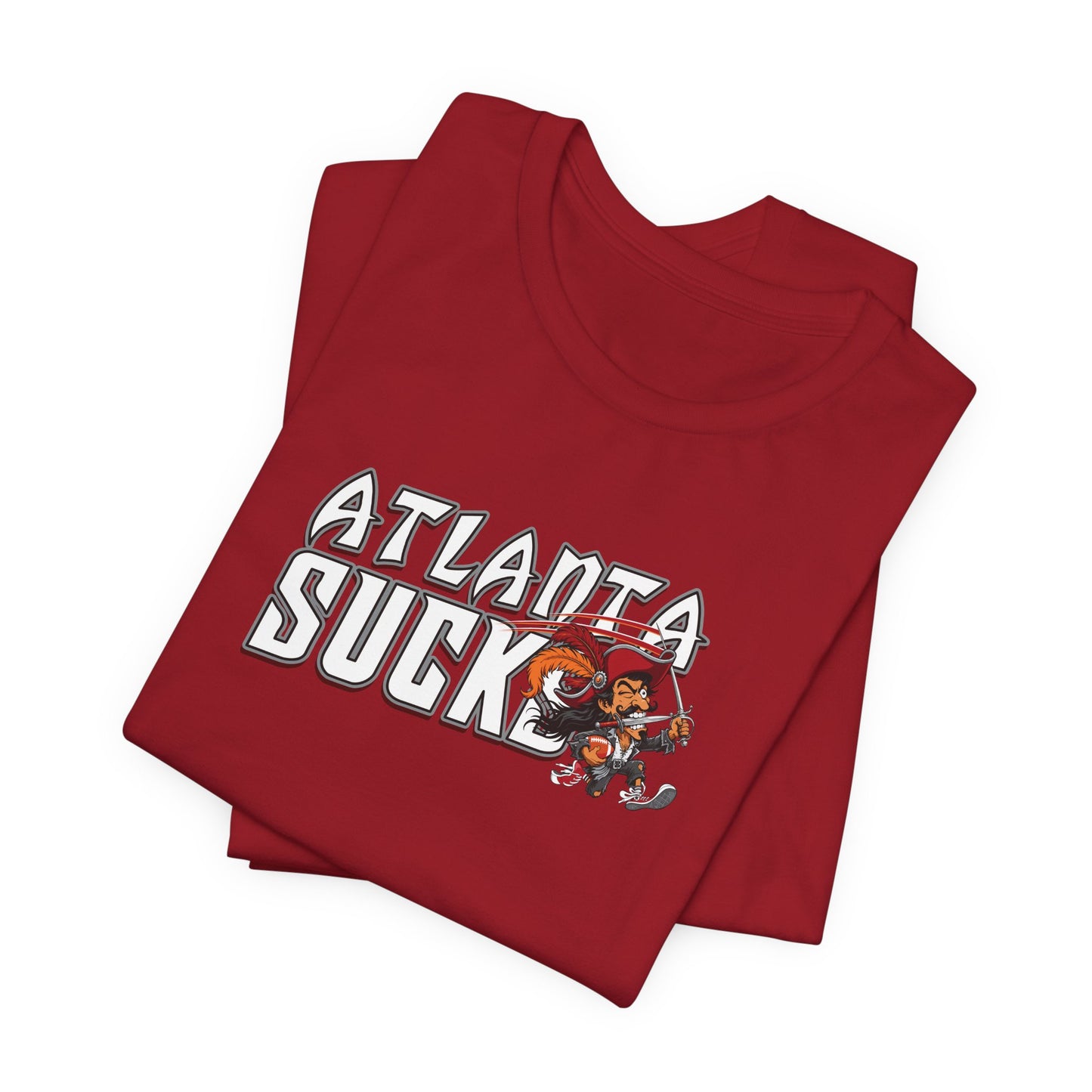 Atlanta Sucks (for Tampa Bay fans) - Unisex Jersey Short Sleeve Tee