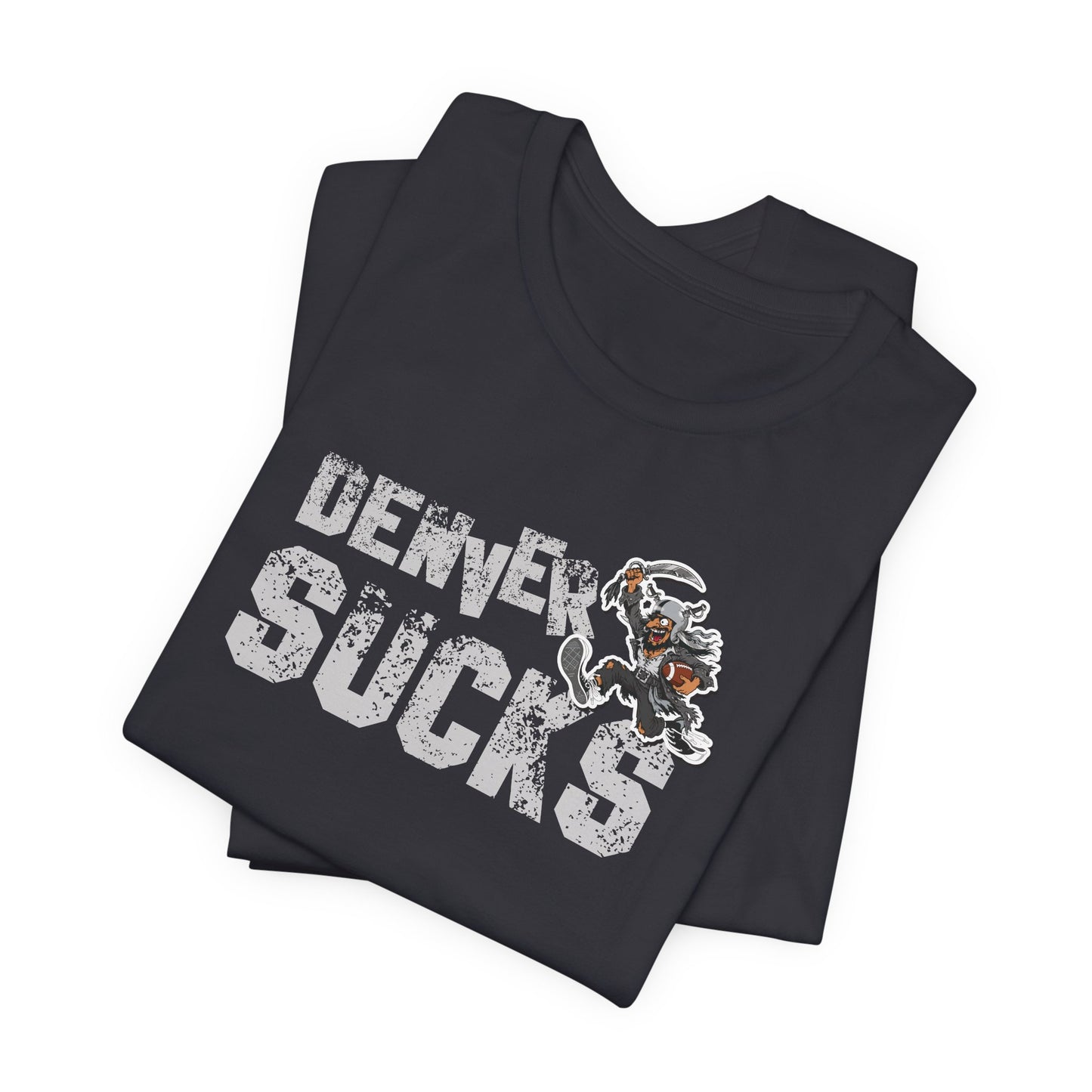 Denver Sux (for Las Vegas fans) - Unisex Jersey Short Sleeve Tee