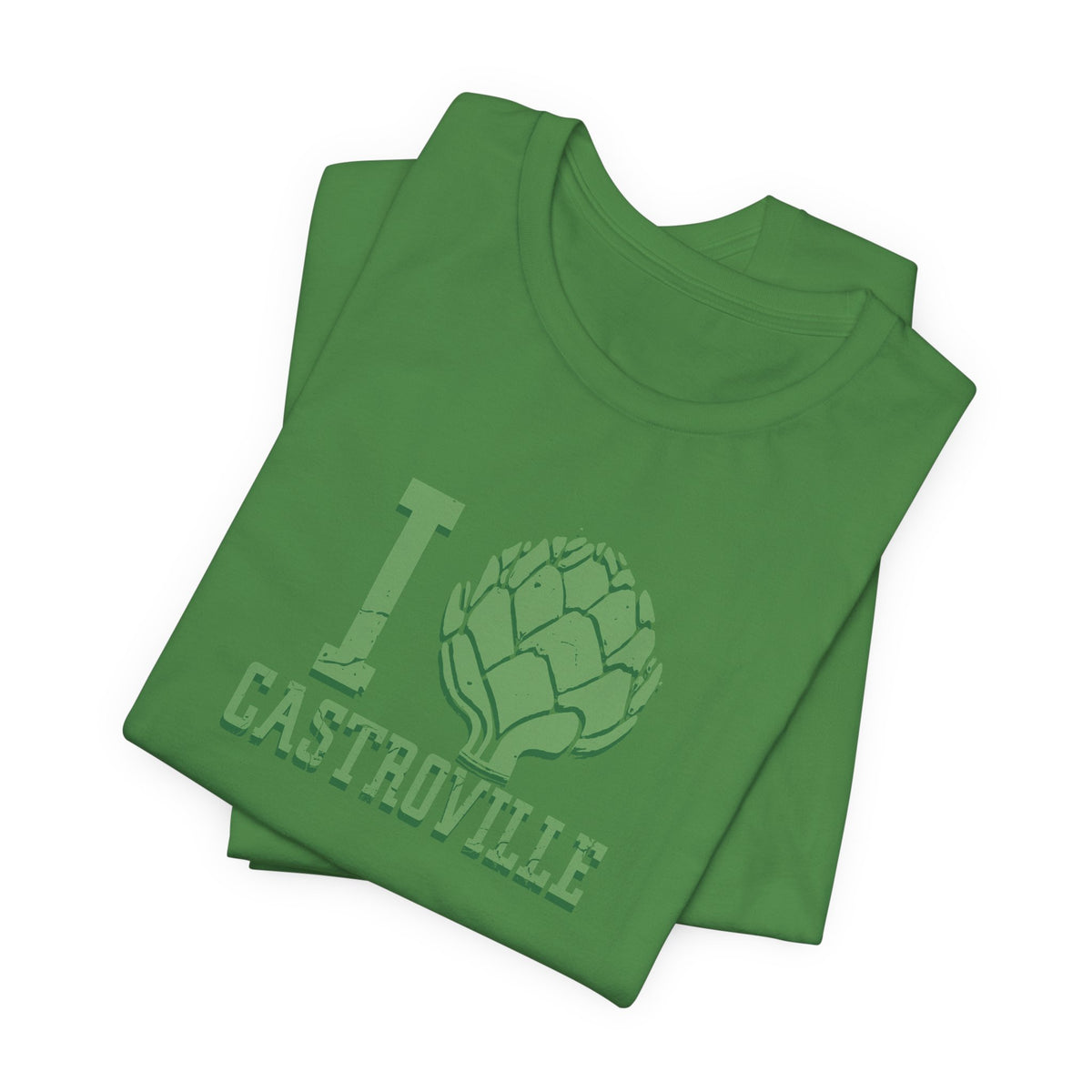 I Heartichoke Castroville (front & back version) - Unisex Jersey Short Sleeve Tee