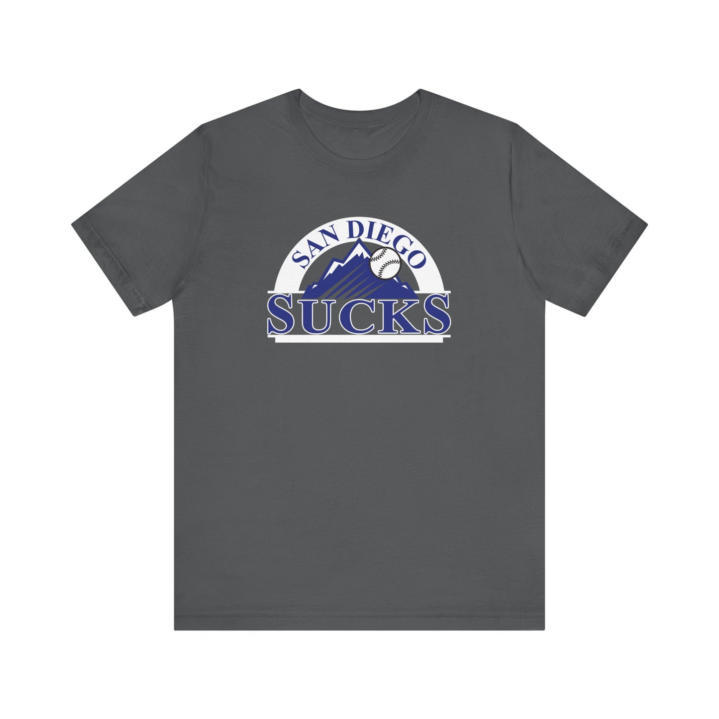 San Diego Sucks (for Colorado Rockies fans) - Unisex Jersey Short Sleeve Tee