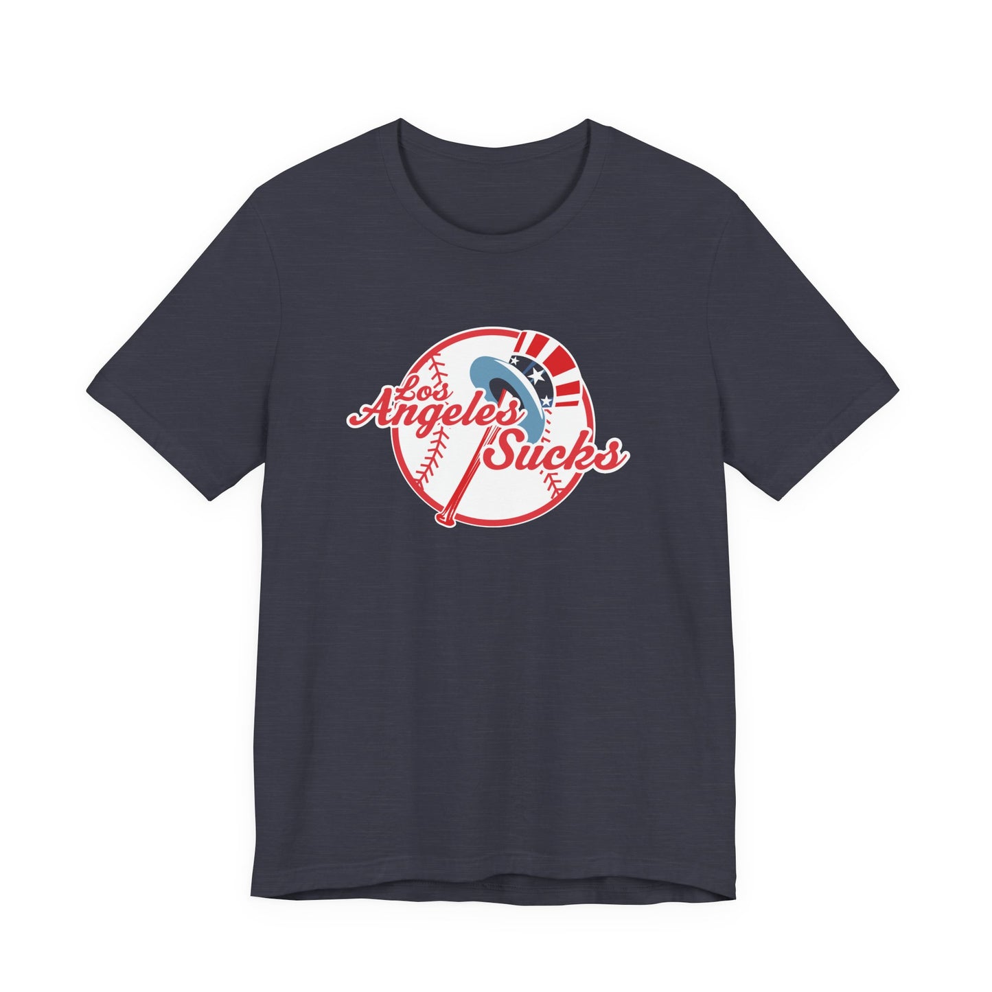Los Angeles Sucks (for NYC fans) - Unisex Jersey Short Sleeve Tee