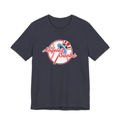 Los Angeles Sucks (for NYC fans) - Unisex Jersey Short Sleeve Tee