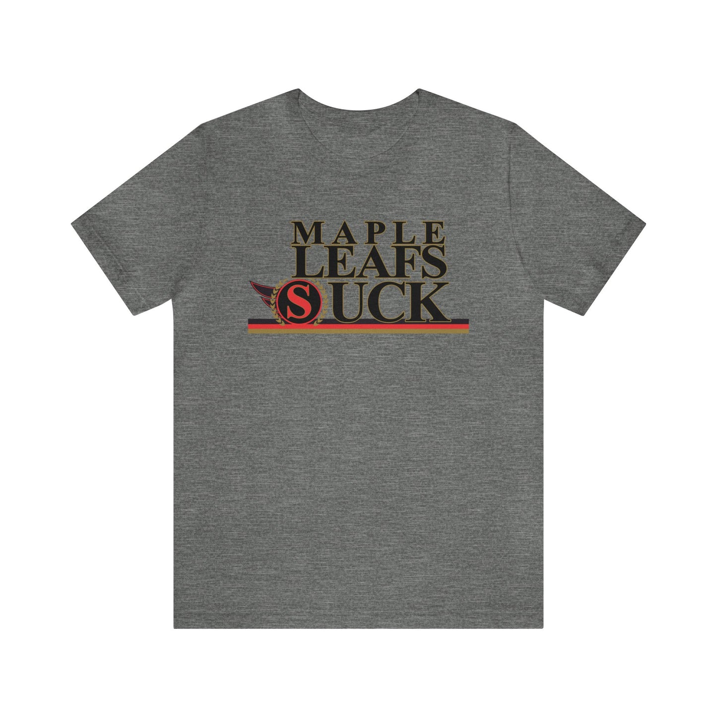 Mape El Leafs Suck (for Ottawa fans) - Unisex Jersey Short Sleeve Tee