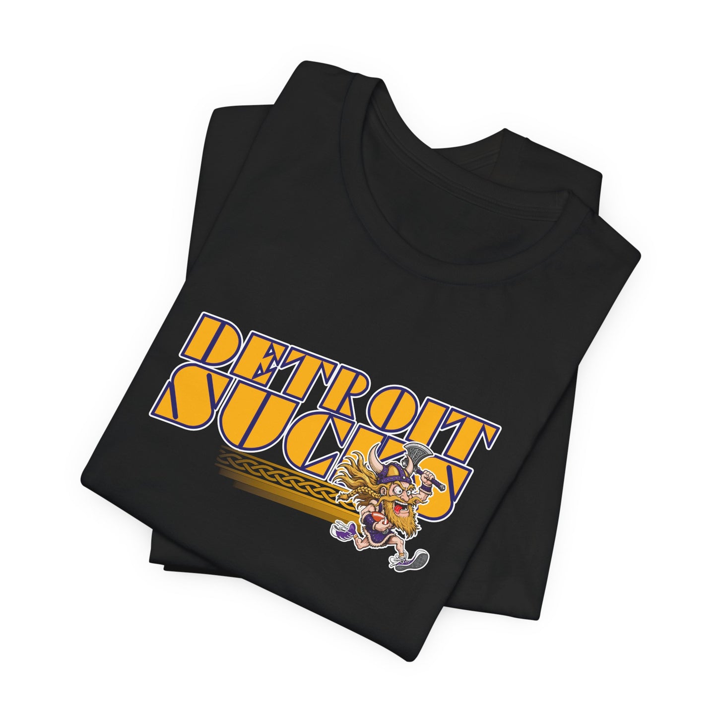 Detroit Sucks (for Minnesota fans) - Unisex Jersey Short Sleeve Tee
