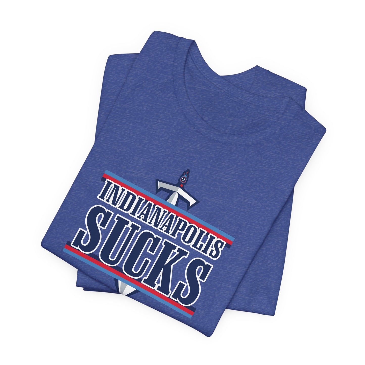 Indianapolis Suck (for Tennessee fans) - Unisex Jersey Short Sleeve Tee