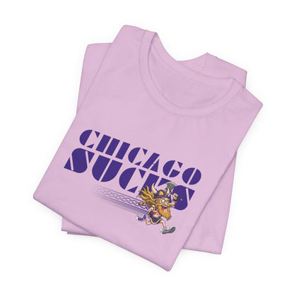 Chicago Sucks (for Minnesota Vikings fans) - Unisex Jersey Short Sleeve Tee