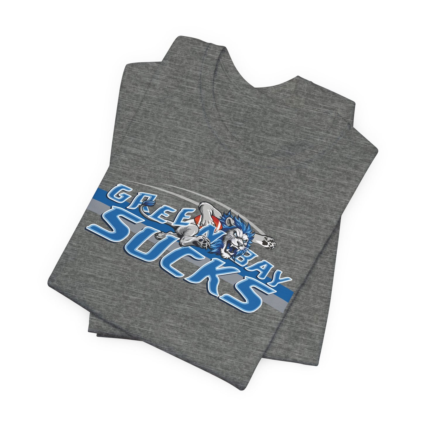 Green Bay Sux (for Detroit fans) - Unisex Jersey Short Sleeve Tee