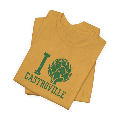 I Heartichoke Castroville (front & back version) - Unisex Jersey Short Sleeve Tee