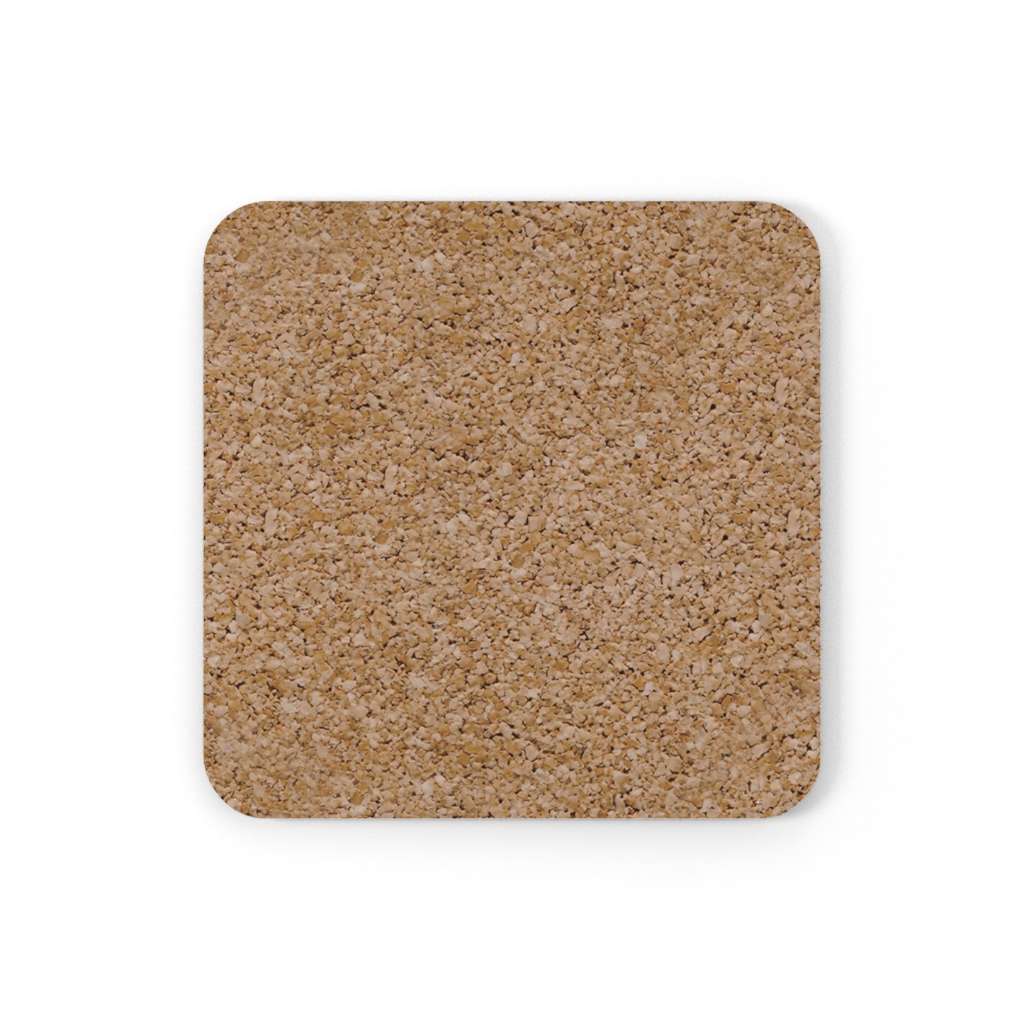Basset Eating American Fast Food - Cork Back Coaster