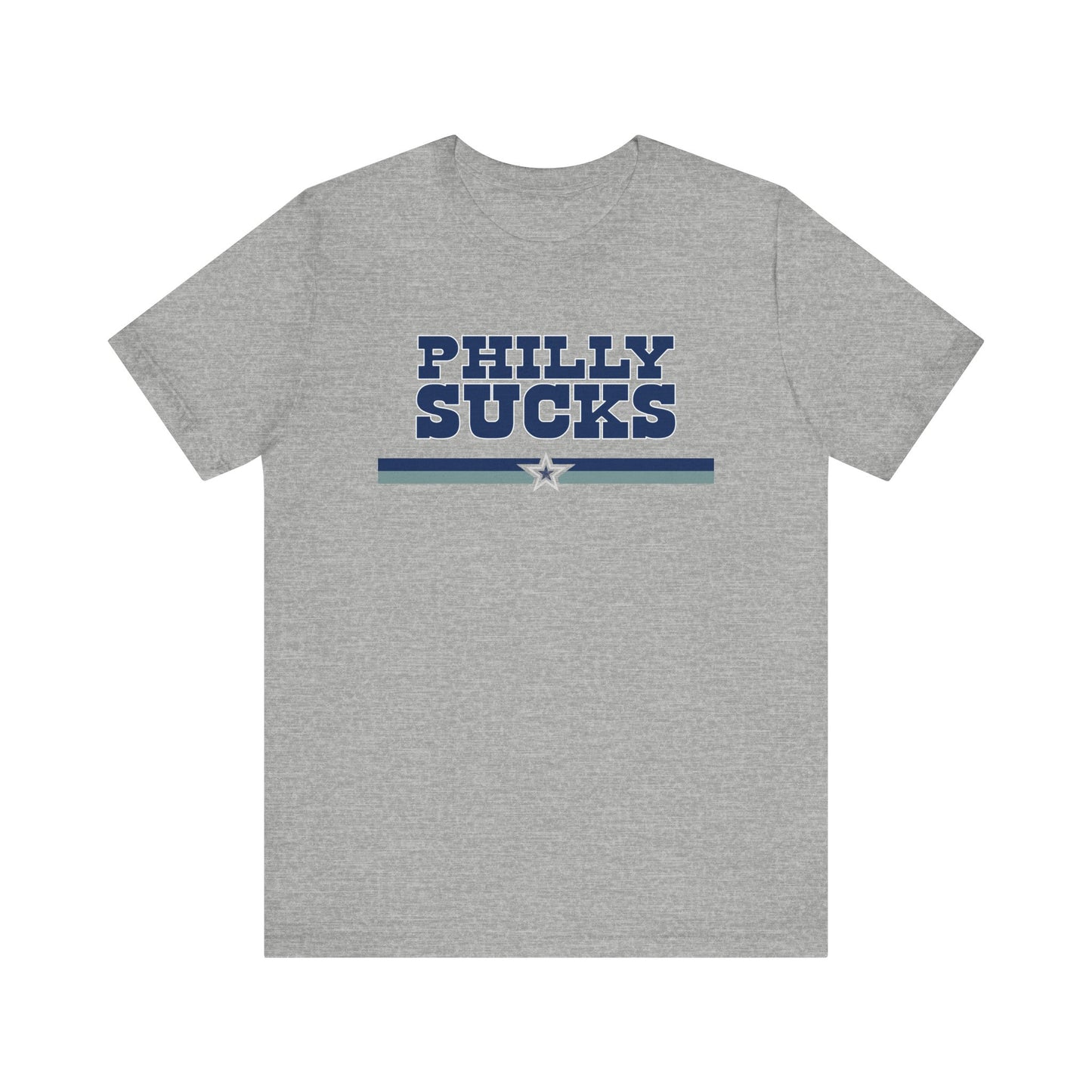 Philly Sucks (for Dallas fans) - Unisex Jersey Short Sleeve Tee