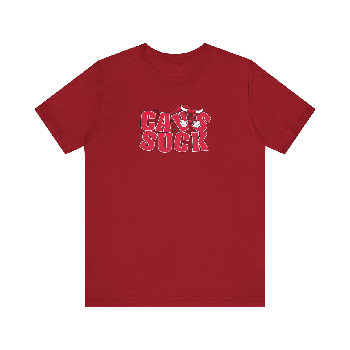 Calves Suck (for Bulls fans) - Unisex Jersey Short Sleeve Tee