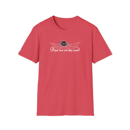 Cute Spider - Find Me on the Web - Unisex Softstyle T-Shirt