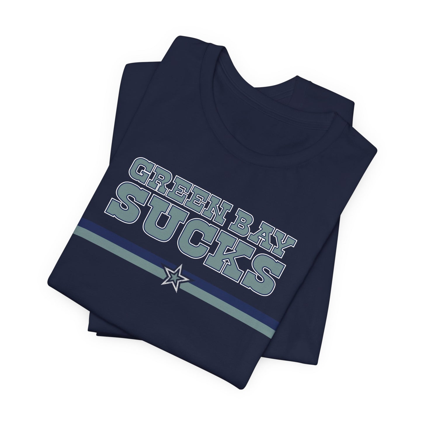 Green Bay Sux (for Dallas fans) - Unisex Jersey Short Sleeve Tee